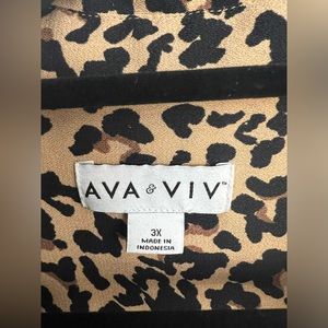 Leopard maxi dress from target